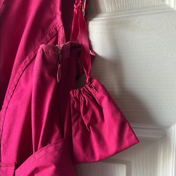 Anthropologie Maeve Fuchsia Trench Coat Dress - Picture 5 of 9